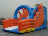 backyard inflatable slides for children