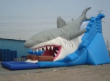 big shark Attack inflatable Slides