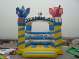 Inflatable bouncer elephant moonwalks jump house