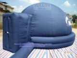 Inflatable planetarium education projection dome