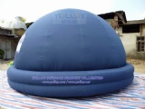 Inflatable planetarium education projection dome