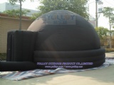 Inflated blow up portable planetarium dome tent