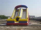 Great wall Green inflatable slide