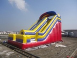 Great wall Green inflatable slide