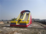 Great wall Green inflatable slide