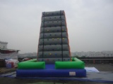 Obstacle sports Inflatable Rock climbing wall