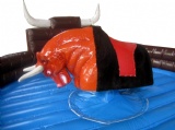 Great fun inflatable Rodeo Bull bounce castle