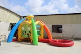 5 n1 Sports world Combo inflatable sport game