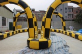 inflatable zorb ball race track