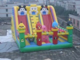 Lovely Mickey inflatable jumping castle with slide