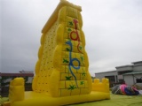 Yellow Sports inflatable rock climbing wall indoor climb