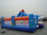 Shake inflatable bouncy castle Childrens park