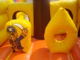 pirate boat armed cannon bouncy castle