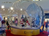 snow dome for Christmas party