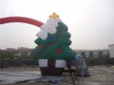 blow up inflatables arch with Christmas tree outdoor