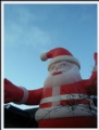 santa for christmas inflatable decoration