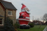 santa for christmas inflatable decoration