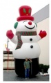 giant inflatable blow up snowman outdoor decoration