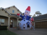 blow up snowman Decoration