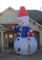 blow up snowman Decoration