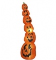 8 Ft tall Halloween Airblown Inflatable Slender Pumpkin Stack holiday decorations