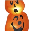 8 Ft tall Halloween Airblown Inflatable Slender Pumpkin Stack holiday decorations