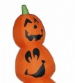 8 Ft tall Halloween Airblown Inflatable Slender Pumpkin Stack holiday decorations