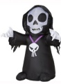 Yard decorations Grim Reaper Skeleton Airblown 4 Ft Tall Halloween Inflatable