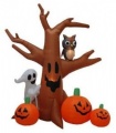 2013 new decorations 8 Foot Halloween Inflatable Ghost Tree Owl (4 Pack)