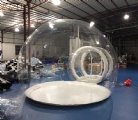 clear inflatable lawn bubble