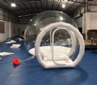 clear inflatable lawn bubble