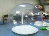 Size: 2.5m diameter
Material: Clear PVC + PVC tarps
Weight: about 30kgs
Color & Size:can be customized
