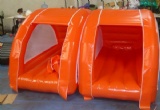 Size:2.3mLx1.2mWx 1.25mH
Material:22oz/1000D PVC tarps
Weight:about 20kgs
