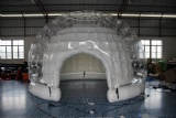 External size: 5m diameter
Material:PVC tarps+clear PVC
Weight: about 100kgs