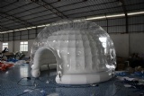 inflatable igloo lighting dome