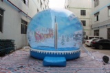 outdoor snow ball for holiday party stage and other events