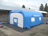 Blue inflatable car shelter Tent