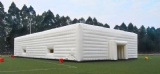 large white inflatable party event marquee tent