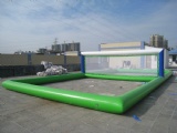 water floating inflatable volleyball court