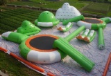 Inflatable water sports amusement park