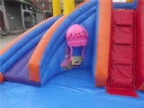 inflatable sponge bob water slide