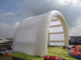 inflatable air roof tent arch shape