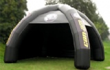 white dome inflatable advertising tents with 4 pillars