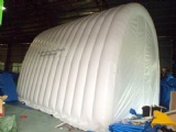 inflatable workshop as spray booth