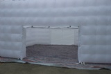 Cube air building inflatable tent