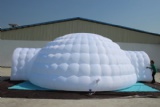 Air dome double layer tent inflatable building