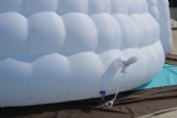 Air dome double layer tent inflatable building