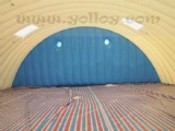 Large inflatable event tent