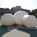 Inflatable Half Transparent Dome Tent