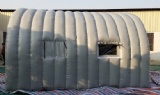 inflatable paint spray booth